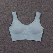 Women's Seamless Ribbed Yoga Set - Blue Force Sports