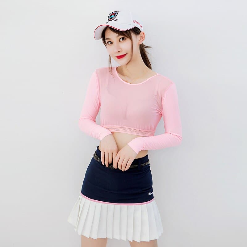 Women's Sports Cropped Long Sleeve - Blue Force Sports