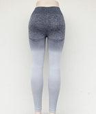 Women's Gradient Color Leggings - Blue Force Sports