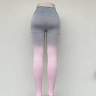 Women's Gradient Color Leggings - Blue Force Sports