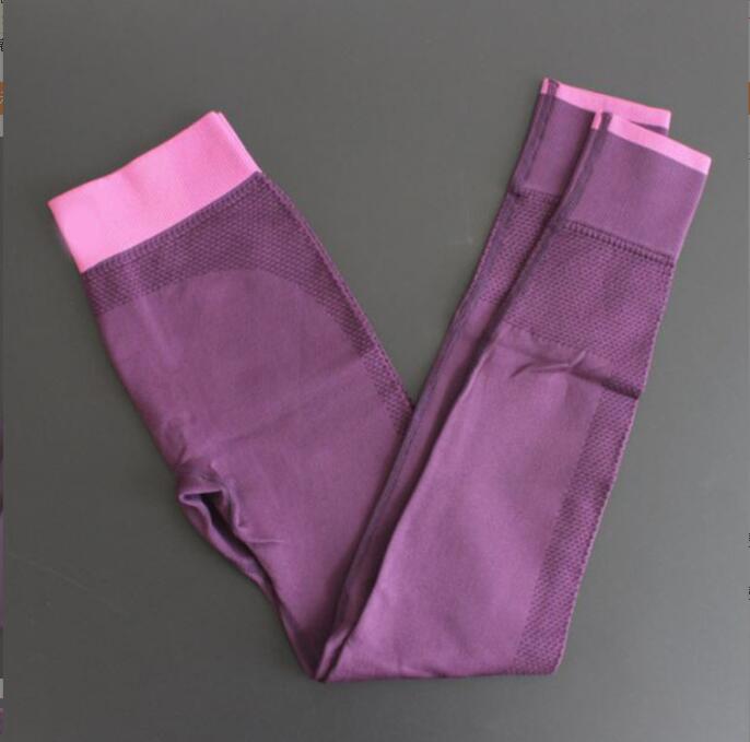 Women's Gradient Color Leggings - Blue Force Sports