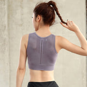 Women's Yoga Push Up Crop Top - Blue Force Sports