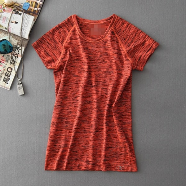Women Yoga Short Sleeved Tops - Blue Force Sports