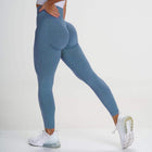 Curve Contour Seamless Leggings for Women - Blue Force Sports