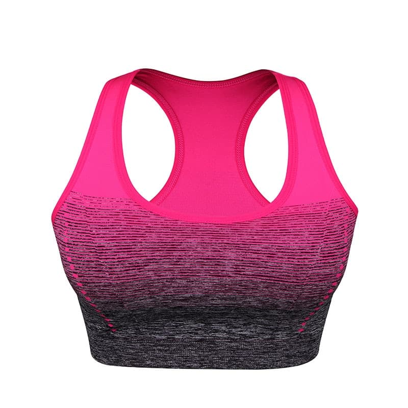 Gradient Printed High Stretch Fitness Women's Bra - Blue Force Sports