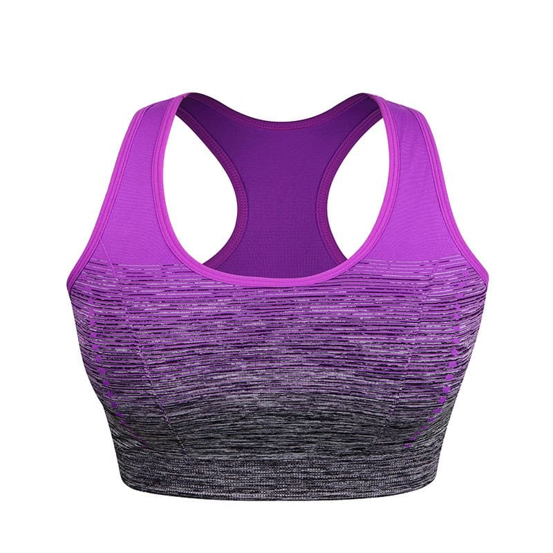Gradient Printed High Stretch Fitness Women's Bra - Blue Force Sports