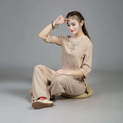 Cotton and Linen Tai Chi Set - Blue Force Sports
