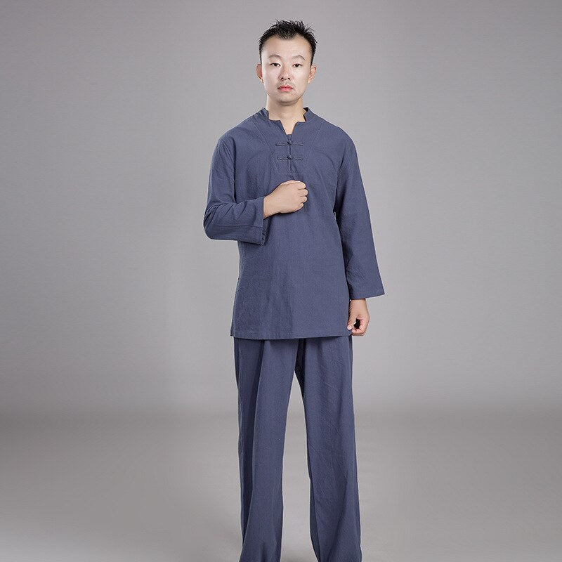 Cotton and Linen Tai Chi Set - Blue Force Sports