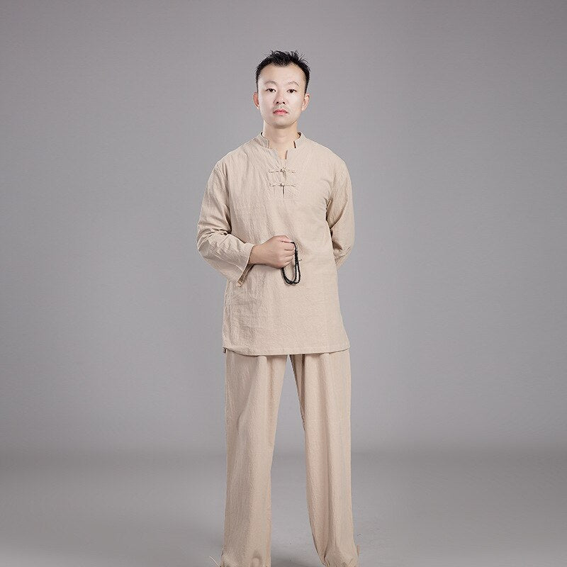 Cotton and Linen Tai Chi Set - Blue Force Sports