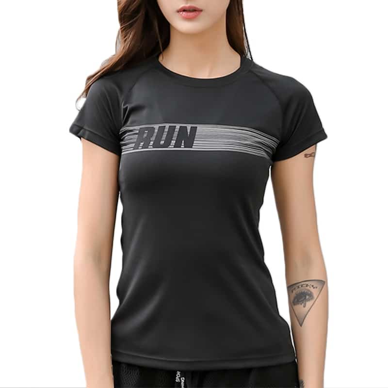 Women's O-Necked Short Sleeved T-Shirt - Blue Force Sports