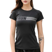 Women's O-Necked Short Sleeved T-Shirt - Blue Force Sports