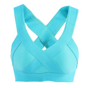 Quick Dry Shockproof Sports Bra - Blue Force Sports