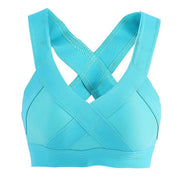 Quick Dry Shockproof Sports Bra - Blue Force Sports