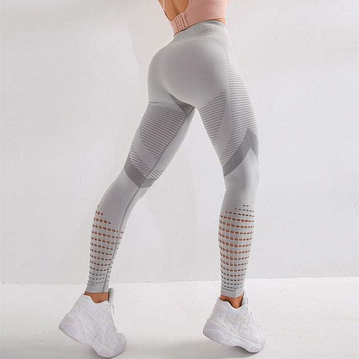 Hollow Out Legging for Girls - Blue Force Sports