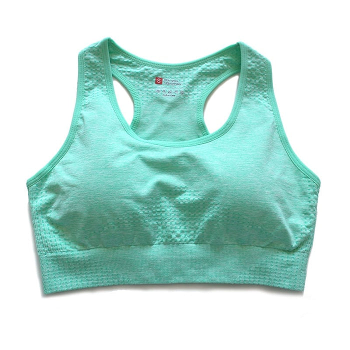 Women's Padded Yoga Bra - Blue Force Sports