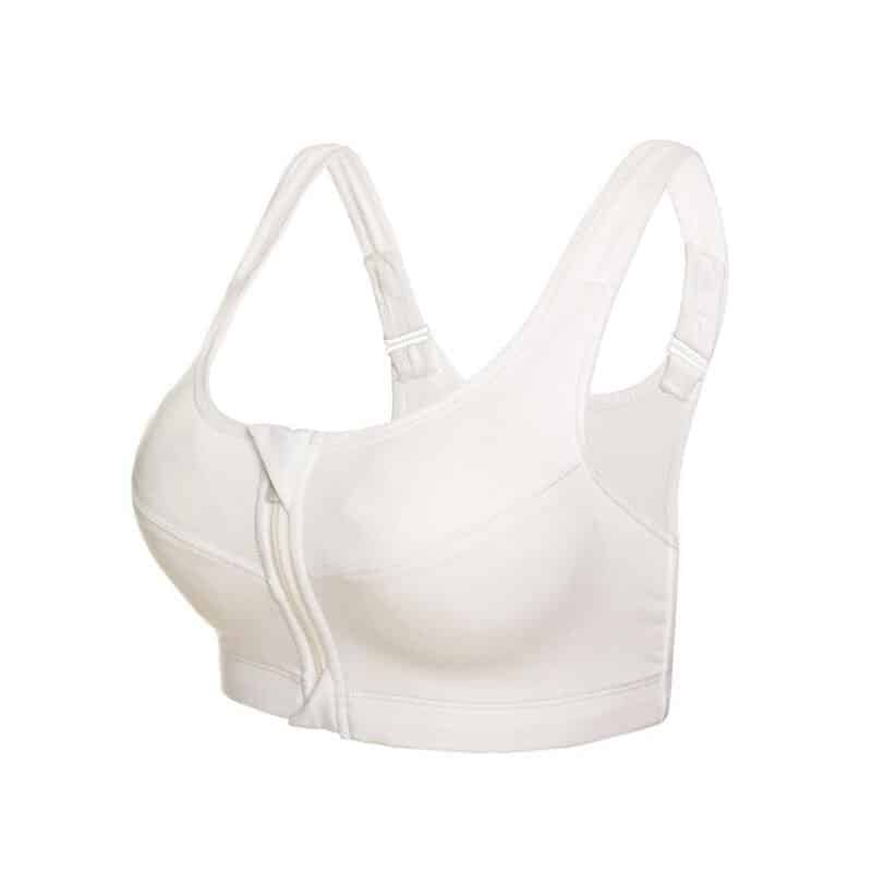 Women's Sport Bra with Front Zipper - Blue Force Sports