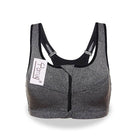 Women's Sport Bra with Front Zipper - Blue Force Sports