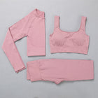 Women's Stretchy Workout Sport Set - Blue Force Sports