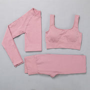 Women's Stretchy Workout Sport Set - Blue Force Sports