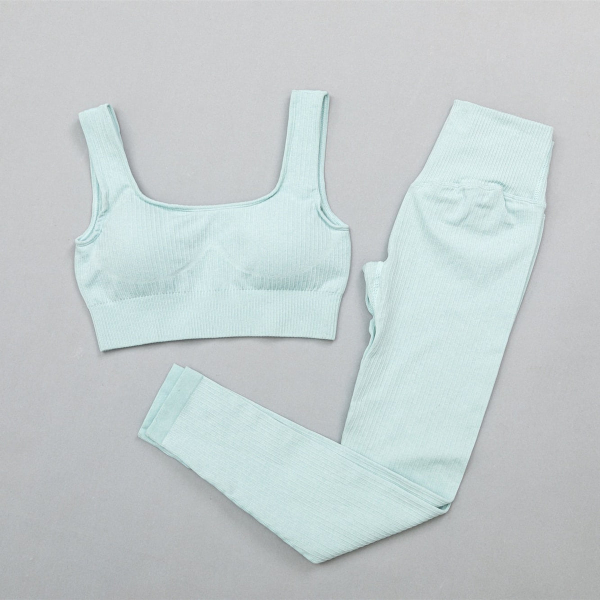 Women's Stretchy Workout Sport Set - Blue Force Sports