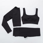 Women's Stretchy Workout Sport Set - Blue Force Sports