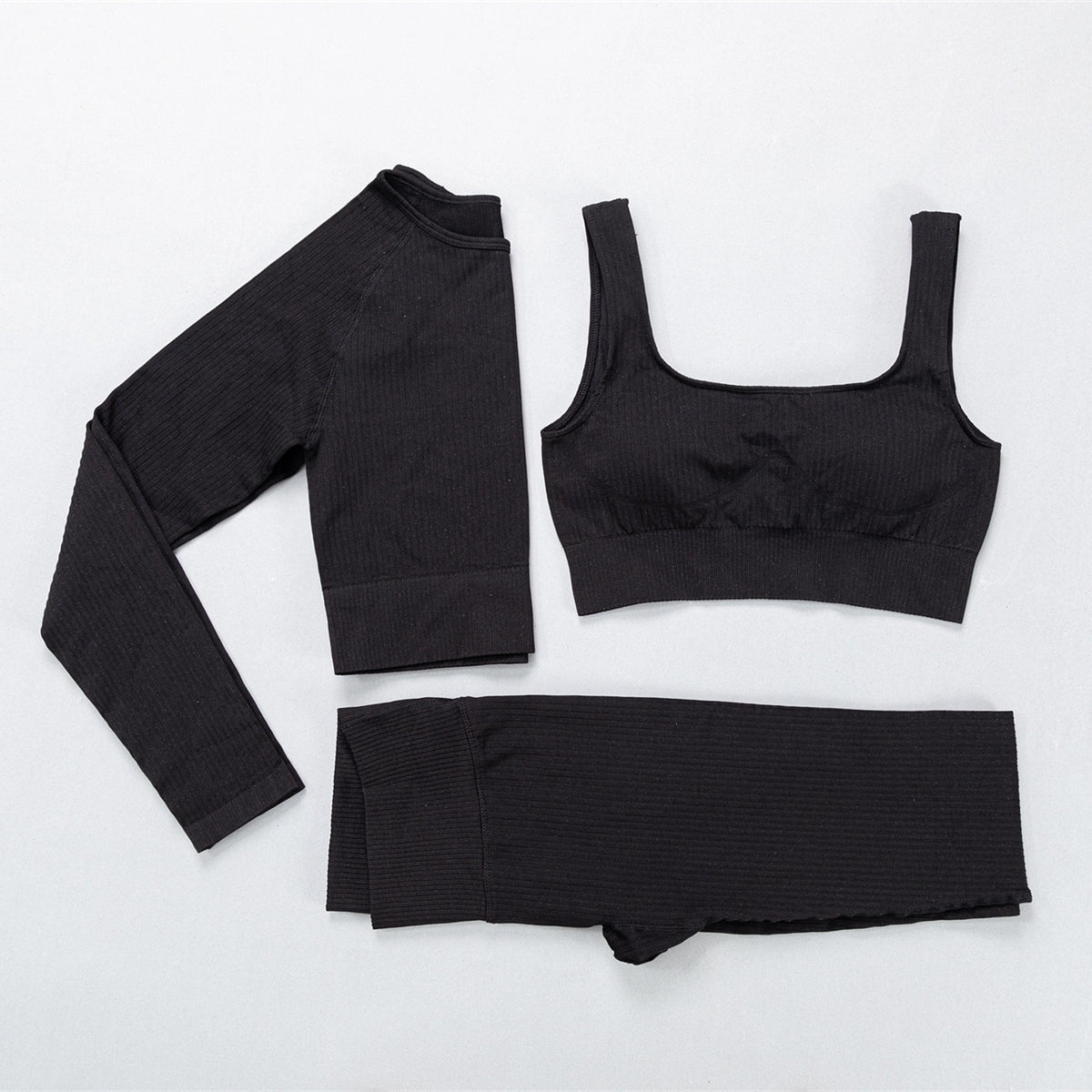 Women's Stretchy Workout Sport Set - Blue Force Sports