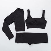Women's Stretchy Workout Sport Set - Blue Force Sports