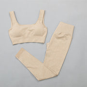 Women's Stretchy Workout Sport Set - Blue Force Sports