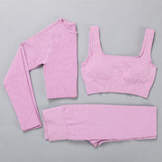 Women's Stretchy Workout Sport Set - Blue Force Sports