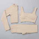Women's Stretchy Workout Sport Set - Blue Force Sports