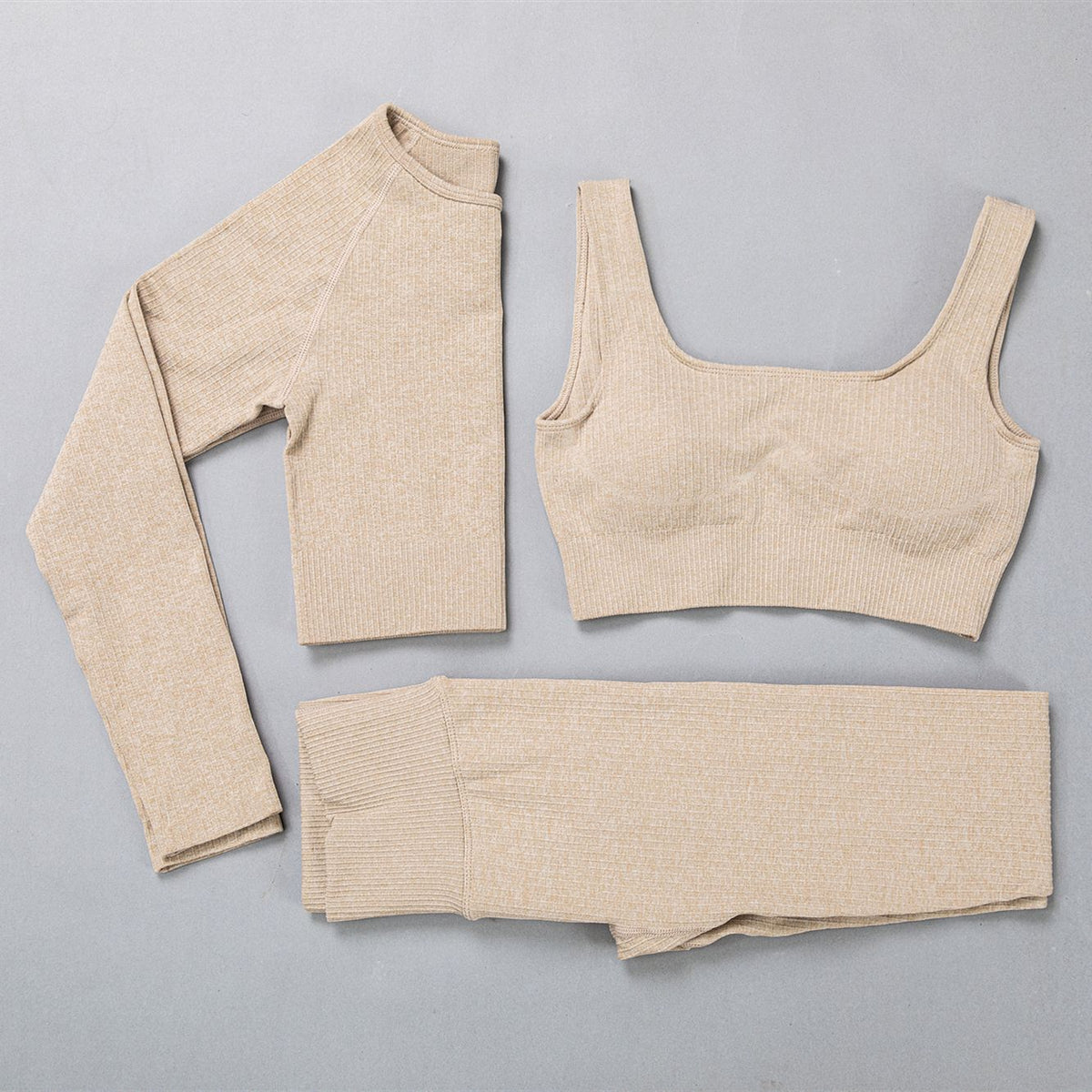 Women's Stretchy Workout Sport Set - Blue Force Sports