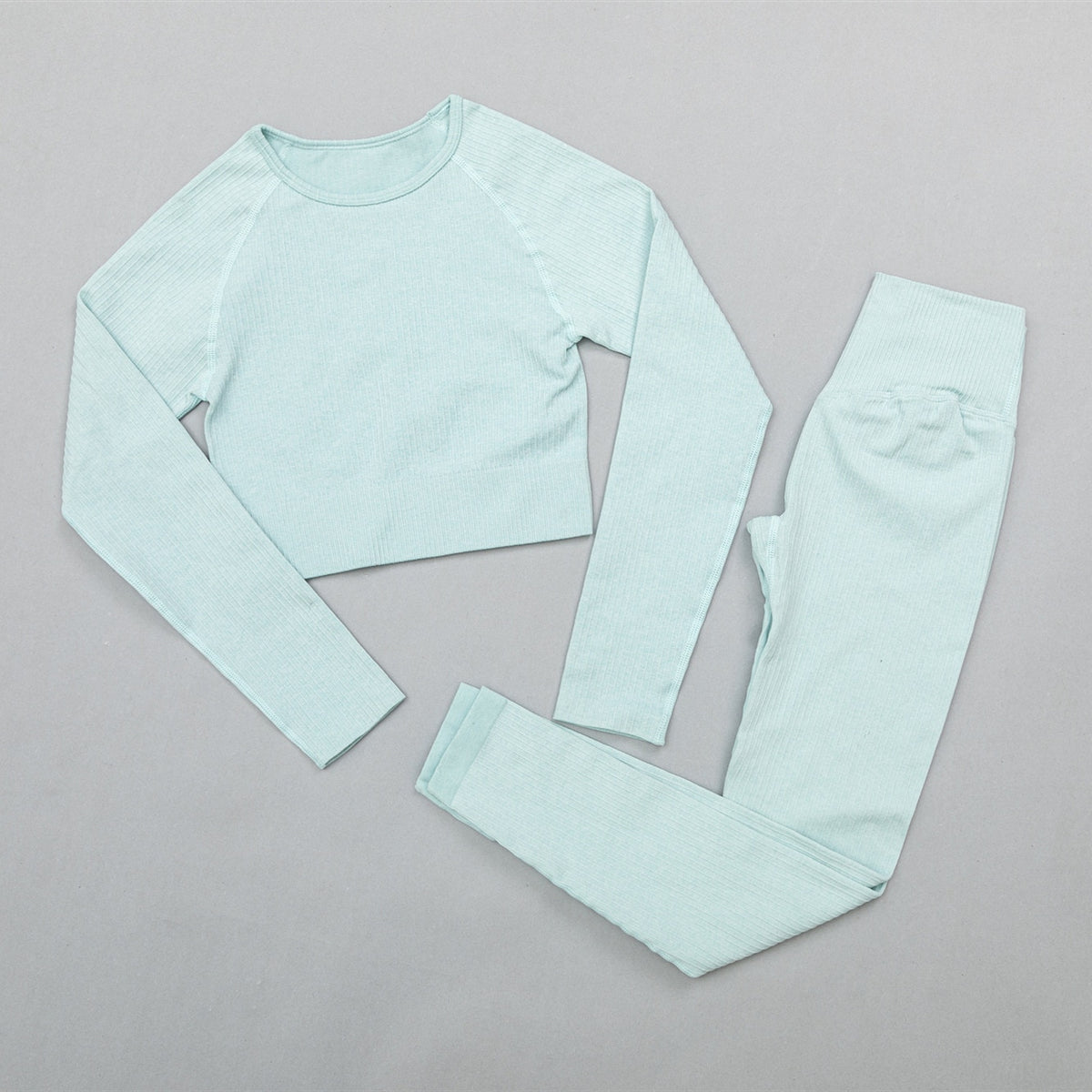 Women's Stretchy Workout Sport Set - Blue Force Sports