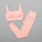 Women's Stretchy Workout Sport Set - Blue Force Sports