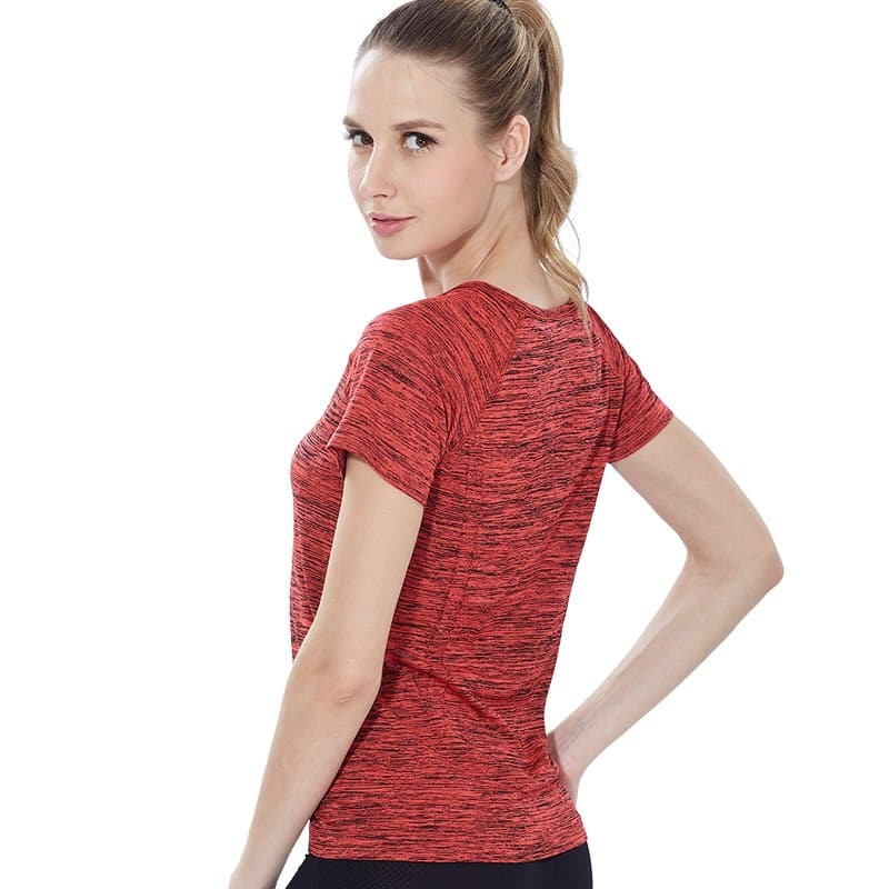 Women's Noise Pattern Quick Dry Sports Top - Blue Force Sports