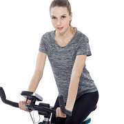 Women's Noise Pattern Quick Dry Sports Top - Blue Force Sports