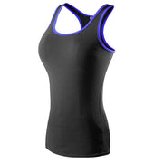 Women's Contrast Trim Sports Tank Top - Blue Force Sports