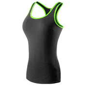 Women's Contrast Trim Sports Tank Top - Blue Force Sports