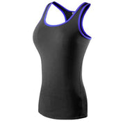 Women's Contrast Trim Sports Tank Top - Blue Force Sports