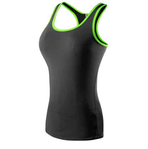 Women's Contrast Trim Sports Tank Top - Blue Force Sports