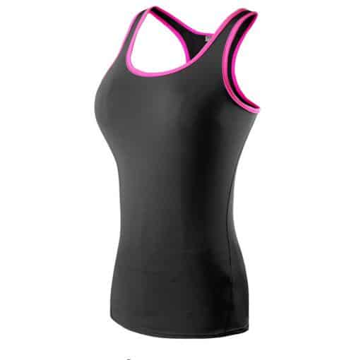 Women's Contrast Trim Sports Tank Top - Blue Force Sports