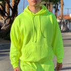 Men's Neon Tracksuit 2 Pieces Set - Blue Force Sports