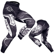 Men's Compression Quick Dry Pants - Blue Force Sports
