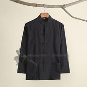 Pure Cotton Kung Fu Jacket - Blue Force Sports