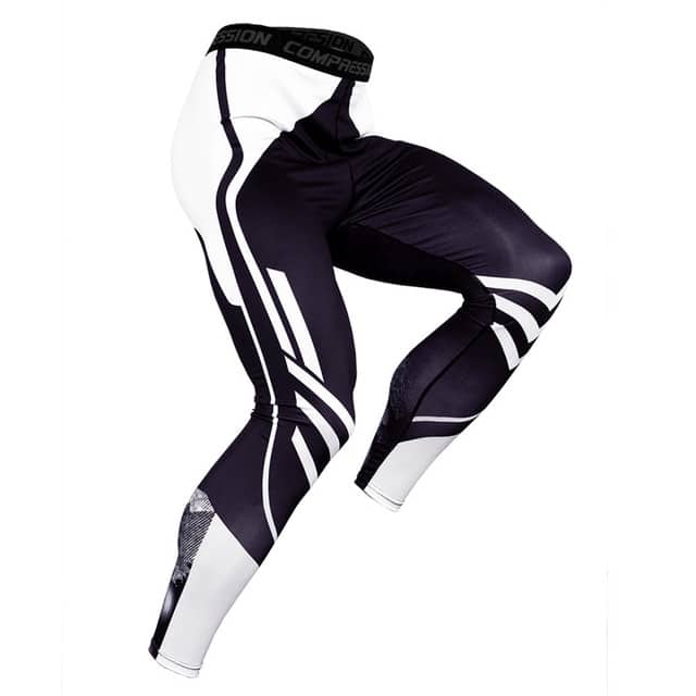 Men's Compression Quick Dry Pants - Blue Force Sports