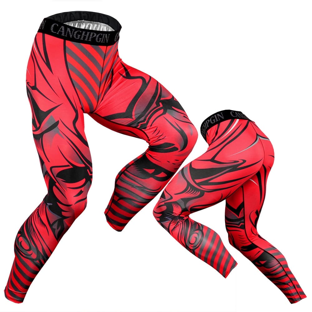 Men's Compression Quick Dry Pants - Blue Force Sports