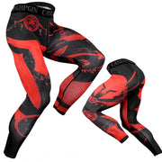 Men's Compression Quick Dry Pants - Blue Force Sports