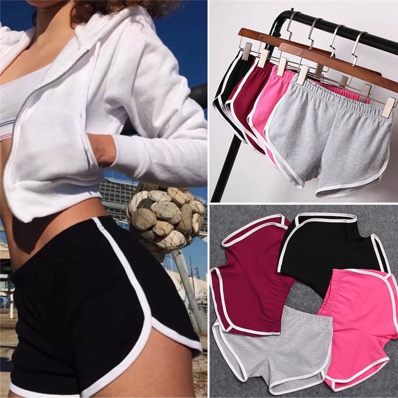 Women's Mid Waist Shorts for Workout - Blue Force Sports