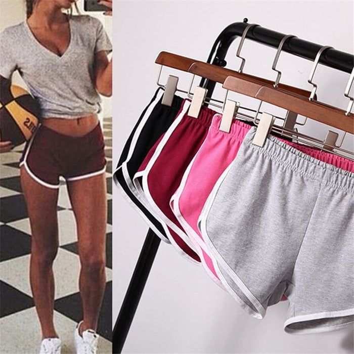 Women's Mid Waist Shorts for Workout - Blue Force Sports