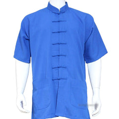 Linen Chinese Kung Fu Clothes - Blue Force Sports