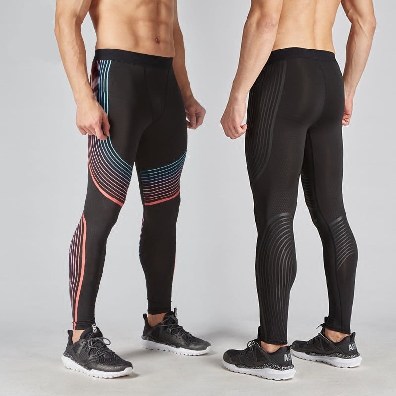 Сompression Training Pants for Men - Blue Force Sports